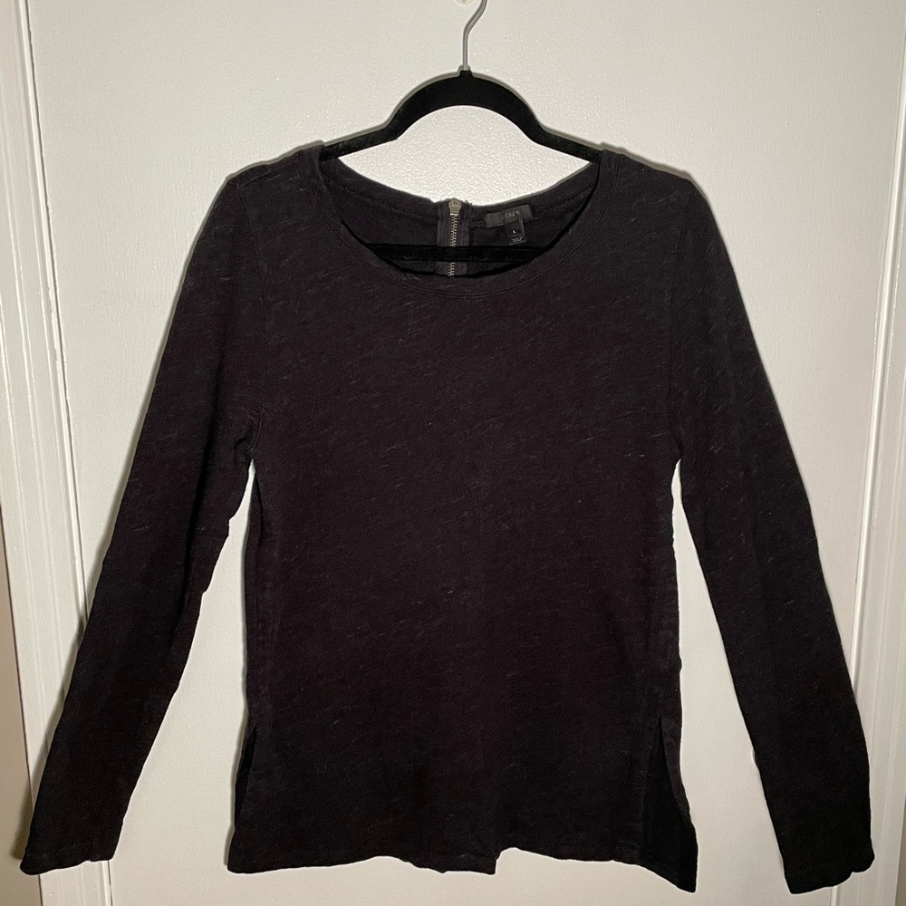 J.Crew - Blackish/Gray Long Sleeve Top